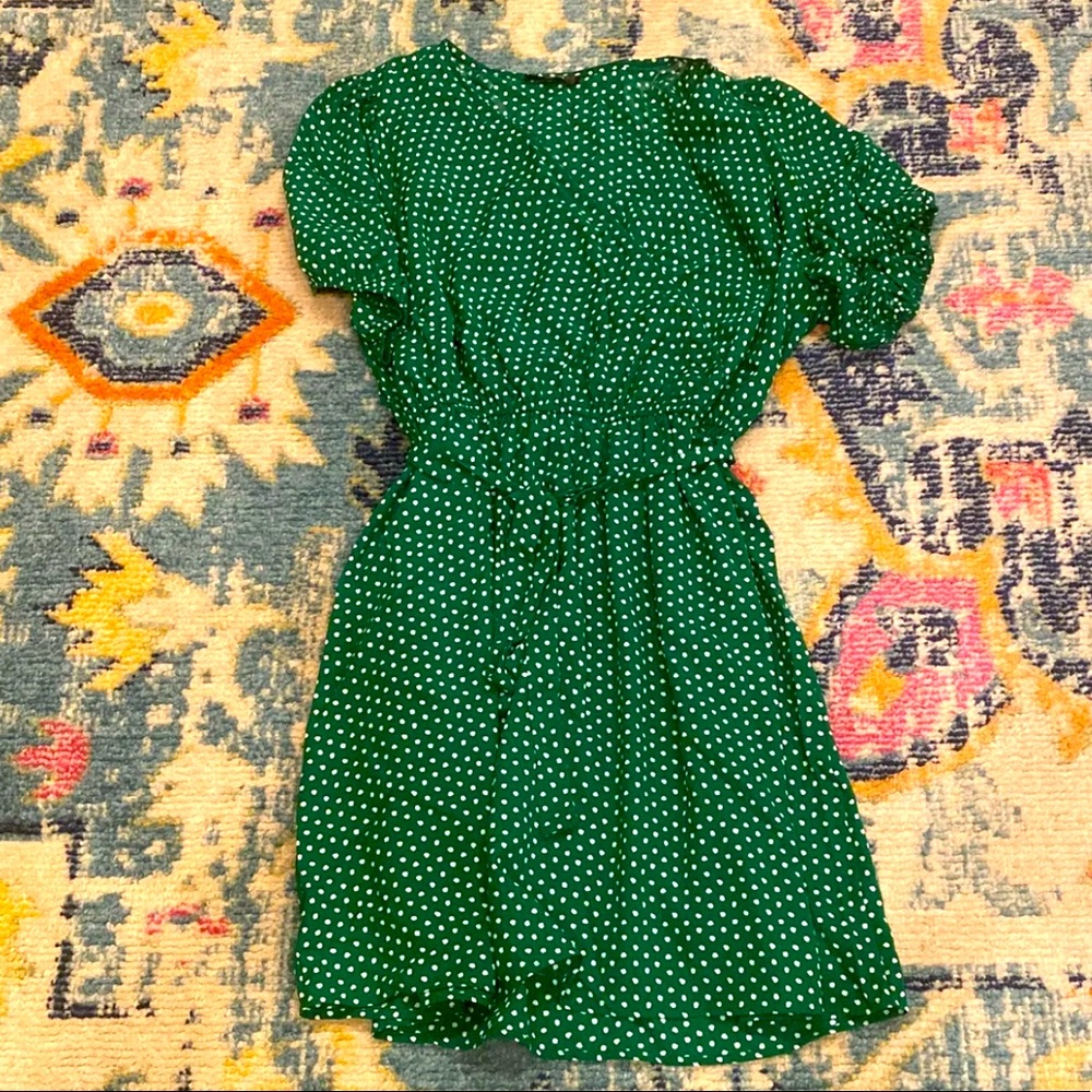 Green Polka Dot Dress